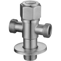 Van khóa chữ T giảm áp, chia nước vòi xịt vệ sinh, dây cấp bồn cầu