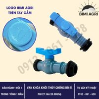 Van khóa khởi thủy phi 27 loại xịn từ ống PVC, HDPE ra ống mềm 27 (Chống rò rỉ) Bảo hành 1 năm.