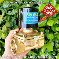 Van khóa nước điện từ phi 60 ATA thường đóng