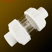 Van kiểm tra bể cá SPARKLEFLUX, Van kiểm tra nâng bể cá chống siphon UPVC, Bộ phận thay thế bể cá Không trả lại 20 / 25 / 32mm Đầu nối van ống nước trong suốt Trang chủ