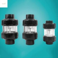 Van kiểm tra bể cá GOURMETGALORE, Van kiểm tra nâng bể cá chống siphon UPVC, Thị trường kết nối van ống nước trong suốt 20 / 25 / 32mm