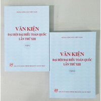 Văn Kiện Đại Hội Đại Biểu Toàn Quốc Lần Thứ XIII 2 tập