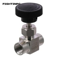 Van kim FIGHTINPC, Chủ đề thẳng, Van kim ống nước 1 / 4 Thép không gỉ BSPP Nữ Truyền dầu khí