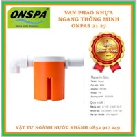 Van phao chống tràn thông minh Onspa tự cấp nước ngắt nước