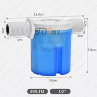 Van phao cơ nhựa thông minh - thế hệ mới chống tràn - Sanji phi 21