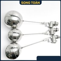 Van Phao Cong Bồn Nước Inox, Phao Cong Inox Tự Động Ngắt Nước 21 27 34 - Inox SUS 304