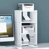 Văn phòng đặt nhanh giá máy in ba lớp đơn giản Máy tính để bàn máy in giá để đồ BSAB