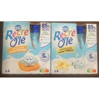 Ván Sữa Túi Pháp Mont Blanc Hương Vị Vani & Bánh Quy Hộp 4 GÓI