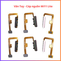 Vân tay - cáp nguồn xiaomi mi11 lite