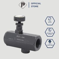 Van Tiết Lưu Dầu Kc-02, Kc-03, Kc-04, Kc-06, Kc-08 Điều Chỉnh Lưu Lượng Kc Loạt Kiểm Tra Tiết Lưu Đơn Giản