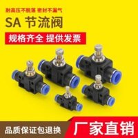 Van Tiết Lưu Ống Khí Nén LSA4Van Tiết Lưu Đường Ống PA6Hạn Chế Hiện Tại8Điều Chỉnh Tốc Độ12Van Điều Chỉnh Lưu Lượng