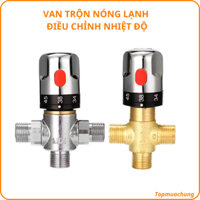 Van trộn nóng lạnh tự điều chỉnh nhiệt độ theo cài đặt.
