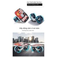VÁN TRƯỢT FREELINE SKATE SẮT KHUNG H THẾ HỆ MỚI, BÁNH XE CÓ LED SIÊU ĐẸP