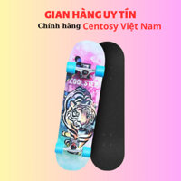 Ván Trượt Gỗ Mặt Nhám SKATEBOARD VT1100-10, Ván Trượt Gỗ Ép 7 Lớp Chắc Chắn