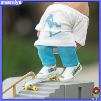 Ván trượt ngón tay AMAR với quần áo Đạo cụ thực hành trượt ván Bộ ván trượt ngón tay Mini kèm phụ kiện Đồ chơi giảm căng thẳng cho thanh thiếu niên và người lớn cho ngón tay cho Đông Nam