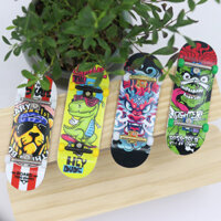 Ván trượt ngón tay chuyên nghiệp ván trượt gỗ phong 34mm cầu Trục Đơn thủ công bánh xe đầu ngón tay ván trượt giải nén đồ chơi trẻ em nam