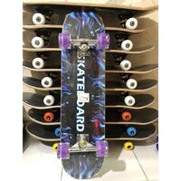 VÁN TRƯỢT SIÊU HẠNG LED TỰ PHÁT SÁNG - mặt nhám đen bánh cao su