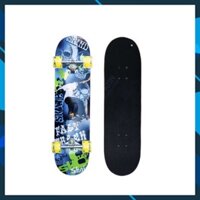 Ván Trượt Skateboard 3108 QS-3, ván trượt thể thao màu xanh đen