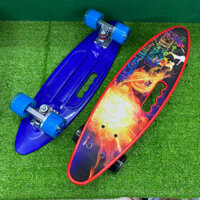 Ván Trượt Skateboard Penny 4 Bánh Đèn Led Có Tay Cầm Nhiều Màu Thỏa Mái Lựa Chọn