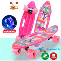 Ván trượt Skateboard Penny nhiều màu có bánh đèn led phát sáng