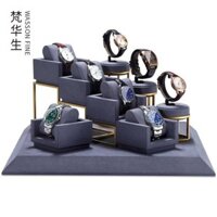 Van Watson cao cấp đồng hồ tủ kính quầy trưng bày đạo cụ hộp đồng hồ xa xỉ vòng tay gối hiển thị giá t