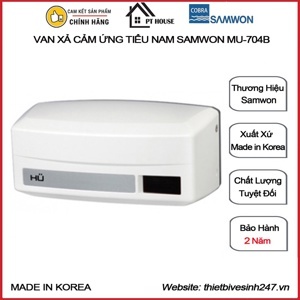 Van xả cảm ứng tiểu nam Hàn Quốc Samwon MU-704B
