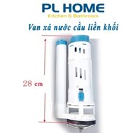 Van xả nước dùng cho bồn cầu liền khối loại 2 nhấn, chiều cao 28 cm đường kính lổ xả 6 cm