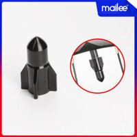Van Xe Đạp Trang Trí Hợp Kim Nhôm CNC Cho Bánh Xe Đạp Phù hợp Van Mỹ Chống Bụi Hình Tên Lửa MaiLee - màu đen