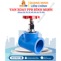 Van Xoay nhựa PPR Nước Nóng Nước Lạnh 20, 25, 32, 40, 50, 63,75, 90 Nhựa Bình Minh - Phân phối chính hãng