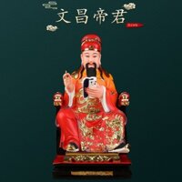 Văn Xương đế quân tượng thần văn khúc tinh tượng chân thân gia dụng phụng nhựa cây cầu phúc vật trang trí Văn Xương tinh