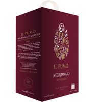 Vang bịch 3 lit IL Pumo Negroamaro 13,5% – Nhập khẩu nguyên thùng 4 bịch từ Ý