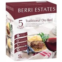 Vang bịch 5 lit Berri Estates Claret Australia 11 – 14% vol nhập khẩu nguyên thùng từ Úc