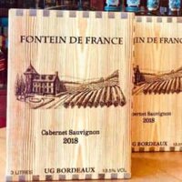 Vang bịch Fontein De France Cabernet Sauvignon 13.5% vol 3 lít