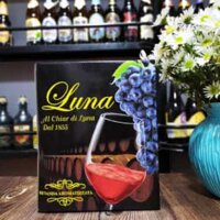 Vang bịch Luna Rosso Dolce Ý 10% vol hộp 3000ml x 4 bịch nhập khẩu nguyên thùng