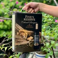 Vang bịch Nam Phi Five’s Reserve Cabernet Sauvignon 14%