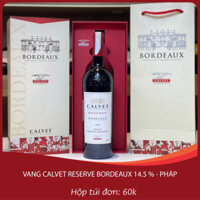 Vang Calvet Reserve Merlot – Cabernet Sauvignon Bordeaux – Pháp