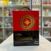 VANG CHÁT BỊCH CHILE VINA MASANRA 13,5 ĐỘ 3L