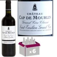 Vang Chateau Cap De Mourlin Grand Cru Classé 750 ml x 6 chai/ thùng với 14,5%vol niên vụ 2015