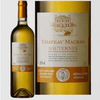 Vang Château Mauras Sauternes Pháp 13.5%vol 750ml