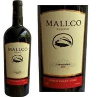 Vang Chile Mallco Reserve Carmenere 12.5% vol chai 750ml