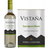 Vang Chile: Santa Carolina Vistana Sauvignon Blanc 12.5% chai 750ml x 6 chai nhập khẩu từ nguyên thùng