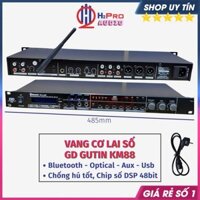 Vang Cơ Lai Số Gutin Km88 Chip Âm Thanh Số 48Bit DSP, Chống Hú 5.0, Bluetooth - Optical, Reverb Mượt