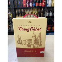 Vang Đà Lạt CLASSIC  Đỏ 12 % 3 Lít