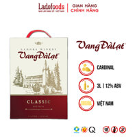 Vang Đà Lạt Classic Red Wine 3L