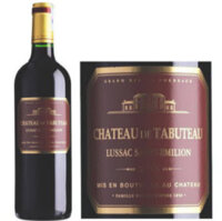 Vang đỏ Chateau de Tabuteau 14.5% vol Saint- Émilion chai 750ml x 6 chai nhập khẩu Pháp nguyên thùng