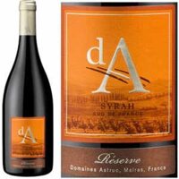 Vang đỏ dA Syrah Reserve Pháp 14% vol chai 750ml