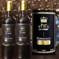 Vang đỏ King Grande Semidolce Limited Edition Ý 10% vol chai 750ml x 6 chai nhập khẩu