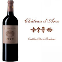 Vang đỏ Pháp Chateau D’Arce AOC Castillon Cote de Bordeaux 750ml x 6 chai 13,5%vol nhập khẩu