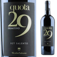 Vang đỏ Quota 29 Primitivo 750ml I.G.T. Salento Ý 14% vol x 6 chai nhập khẩu nguyên thùng