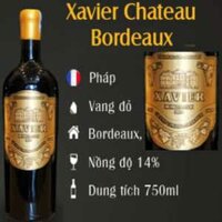 Vang đỏ Xavie Chateau Les Granges Pháp 14% vol chai 750ml